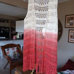 Multiple color long vest